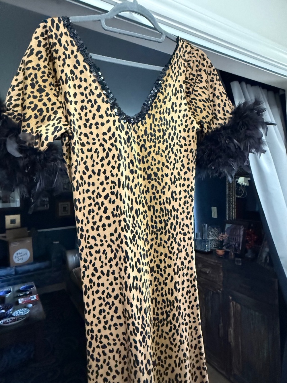 Vintage Womens Leopard Halloween Costume